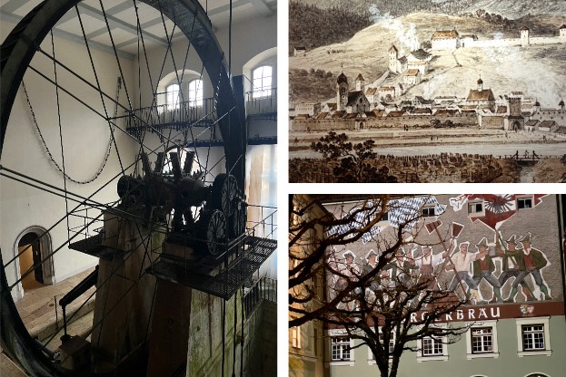 Pumphaus, historische Aufnahme Alte Saline, Bürgerbräu