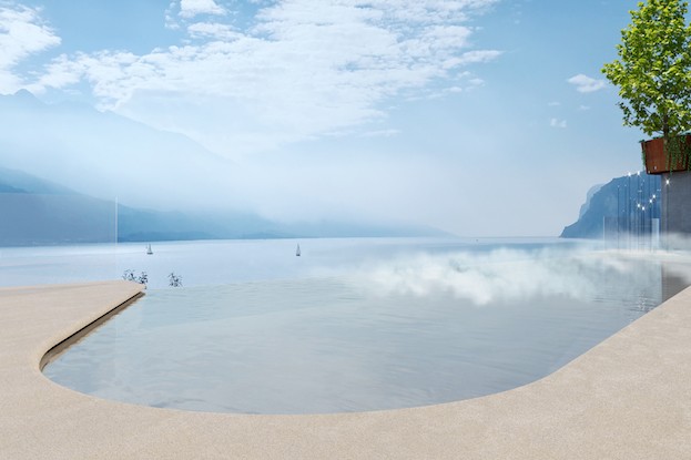 Infinity Pool im neuen ELEA am Gardasee