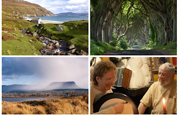  Keem-Beach-Achill-Island, Dark Hedges, Streedagh Beach, Lead Uke